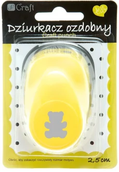 dpCraft Dziurkacz ozdobny Miś - - 2,5 cm > Dziurkacze Ozdobne