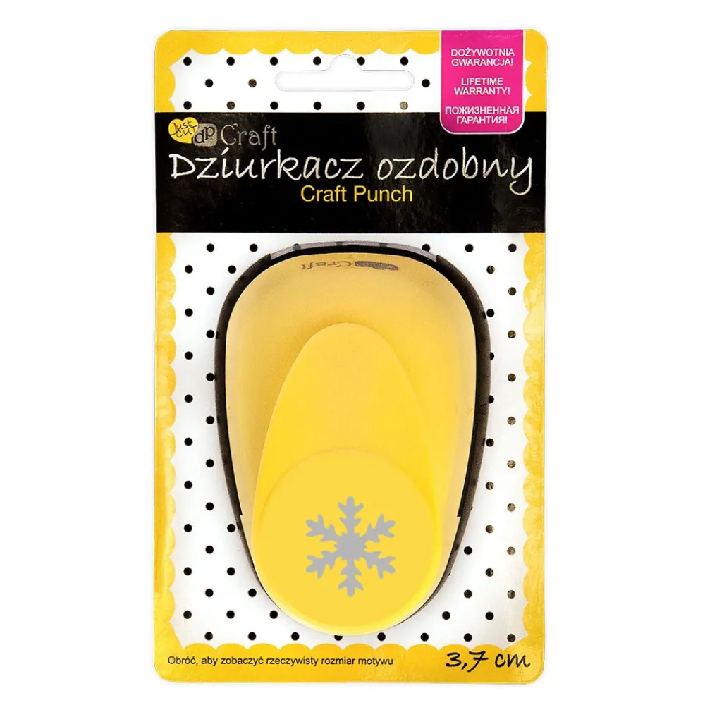 dpCraft Dziurkacz ozdobny Śnieżynka - - 3,7 cm