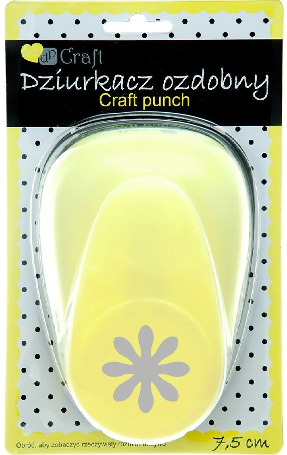 dpCraft Dziurkacz ozdobny Stokrotka - - 7,5 cm