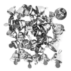 dpCraft Dzwoneczki ozdobne, metalowe - - srebrne, 30 szt.