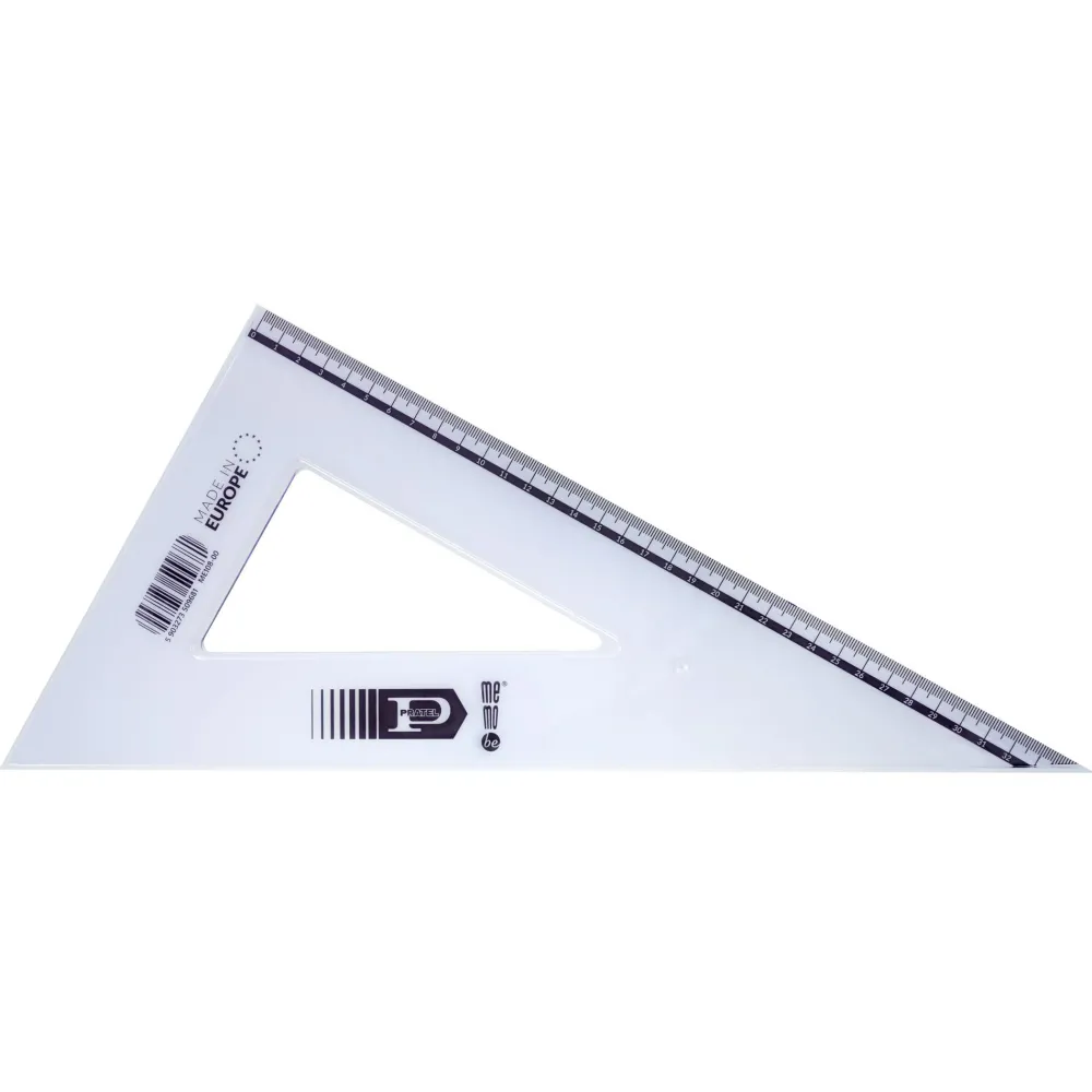 MemoBe Ekierka plastikowa Pratel - - 35 cm 60 stopni > Dzieci Przybory Kreślarskie|Przybory Geometryczne