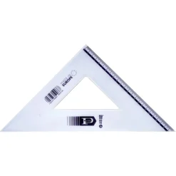 Dzieci MemoBe Ekierka plastikowa Pratel - - 35 cm 45 stopni