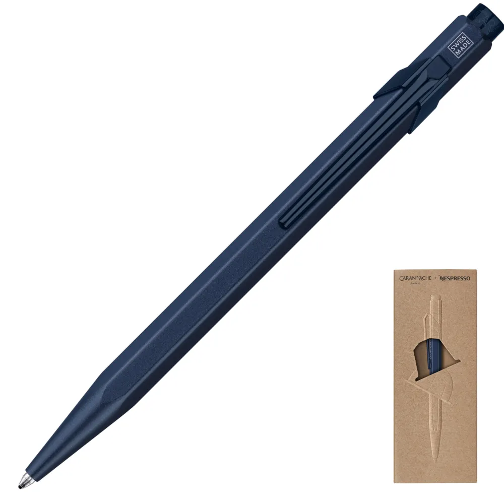 Caran d'Ache Ekologiczny długopis 849 Nespresso - - ciemnoniebieski