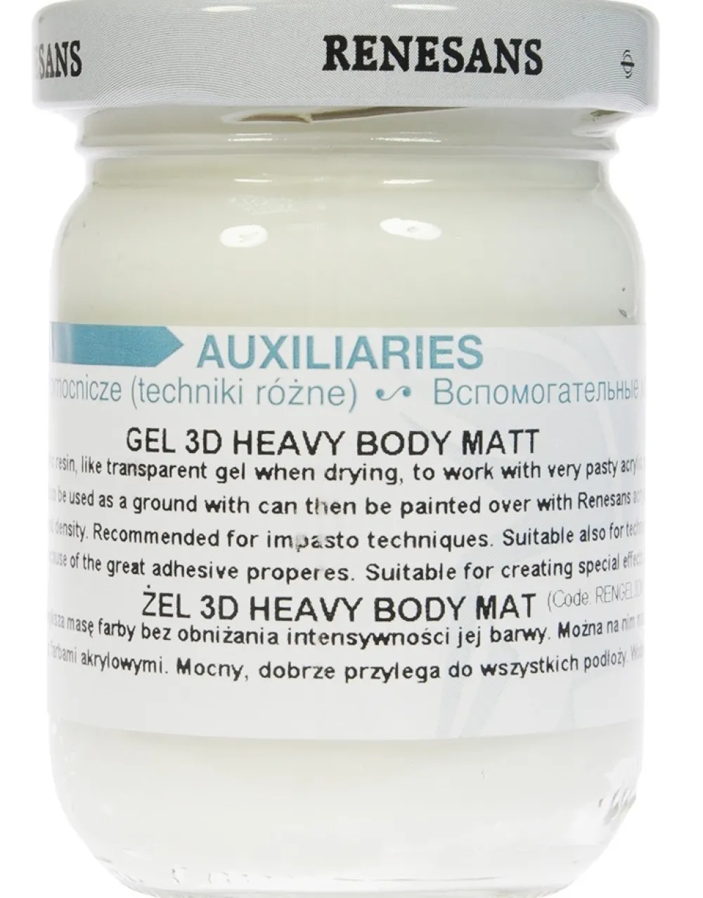 Renesans Żel 3D heavy body - - matowy, 110 ml