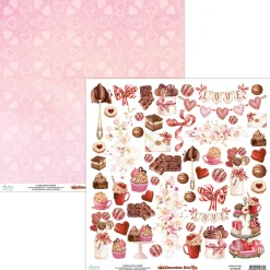 Mintay by Karola Elementy do wycinania 30,5 x 30,5 cm - Mintay - Chocolate Kiss > Papiery Do Scrapbookingu