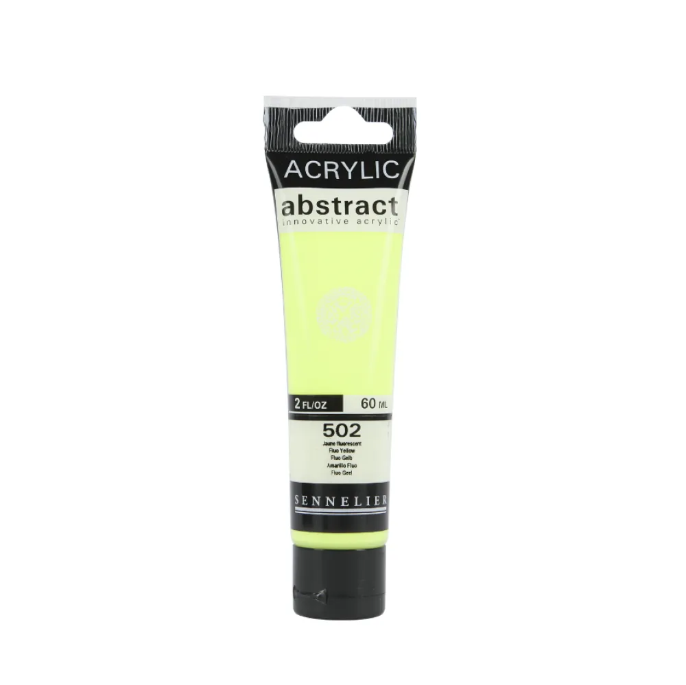 Sennelier Farba akrylowa Abstract - - 502 Fluorescent Yellow 60 ml