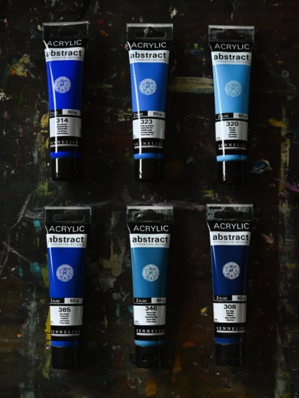 Sennelier Farba akrylowa Abstract - - 566 Dark Naples Yellow 60 ml