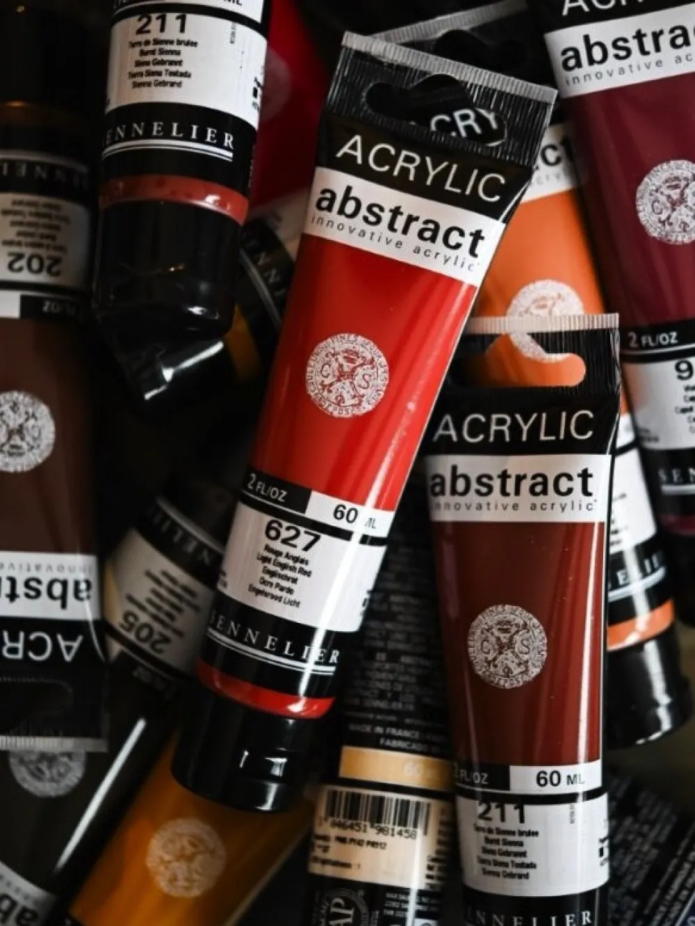 Sennelier Farba akrylowa Abstract - - 640 Red Orange 60 ml