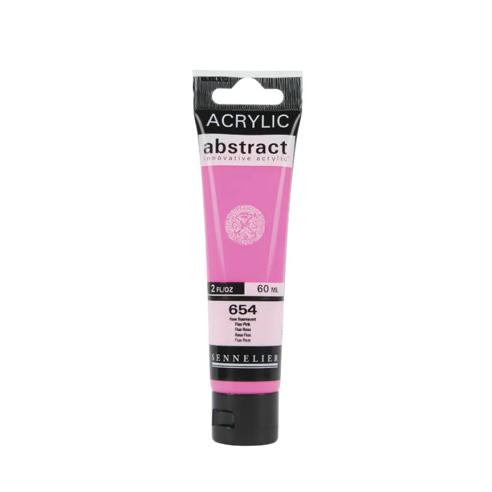 Sennelier Farba akrylowa Abstract - - 654 Fluorescent Pink 60 ml > Farby Akrylowe
