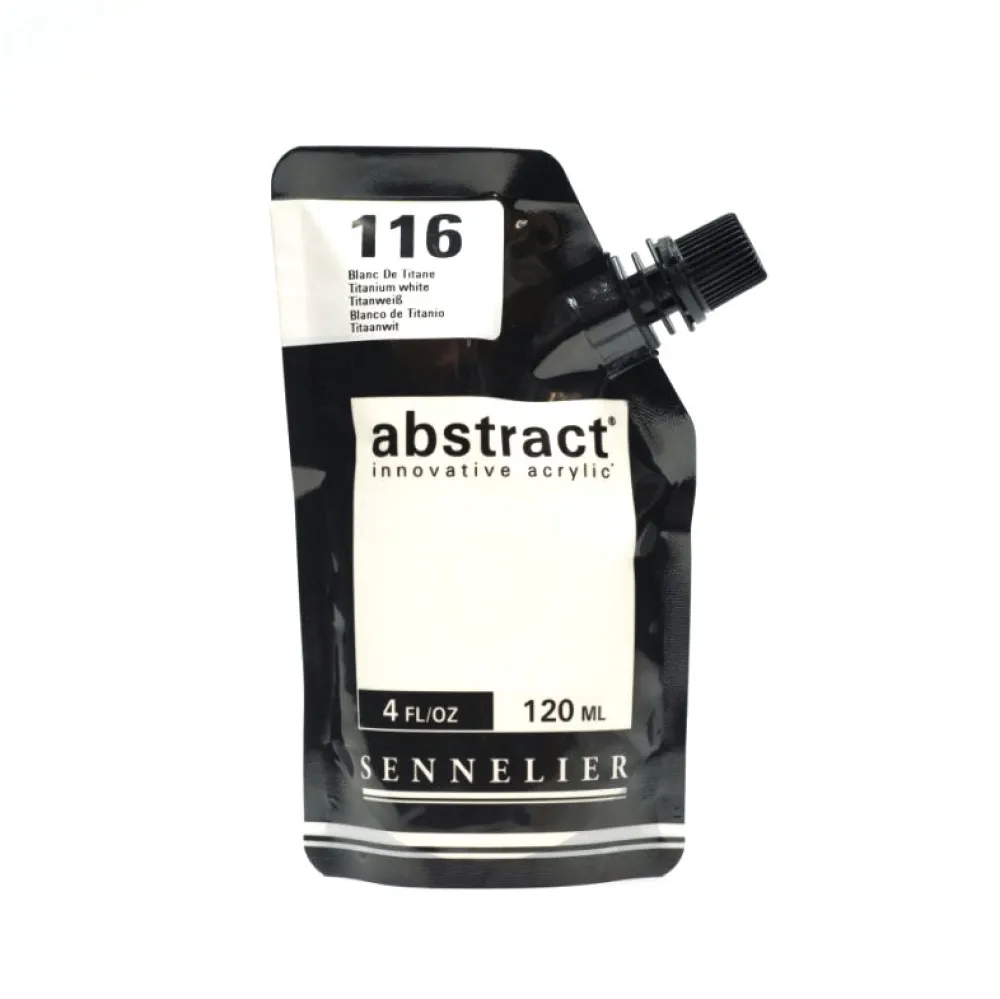 Sennelier Farba akrylowa Abstract - - 116 Titanium White 500 ml > Farby Akrylowe