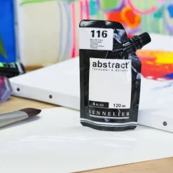 Sennelier Farba akrylowa Abstract - - 116 Titanium White 500 ml ><noscript><img width=