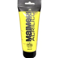 Maimeri Farba akrylowa Acrilico - - 100, Lemon Yellow, 200 ml