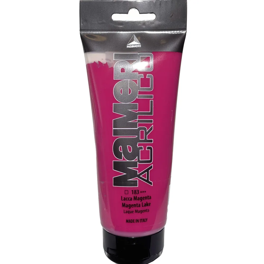 Maimeri Farba akrylowa Acrilico - - 183, Magenta Lake, 200 ml