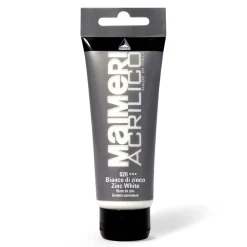 Maimeri Farba akrylowa Acrilico - - 020, Zinc White, 200 ml