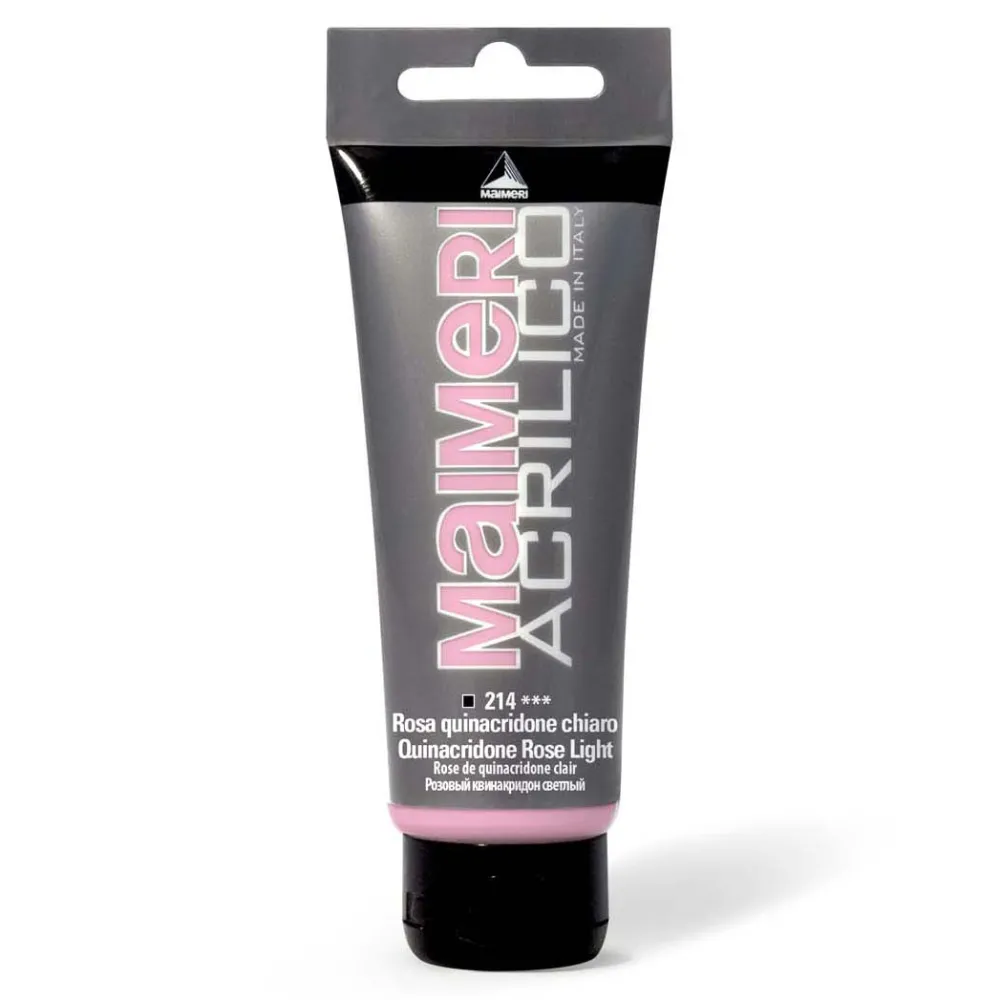 Maimeri Farba akrylowa Acrilico - - 215, Fluorescent Pink, 200 ml > Farby Akrylowe