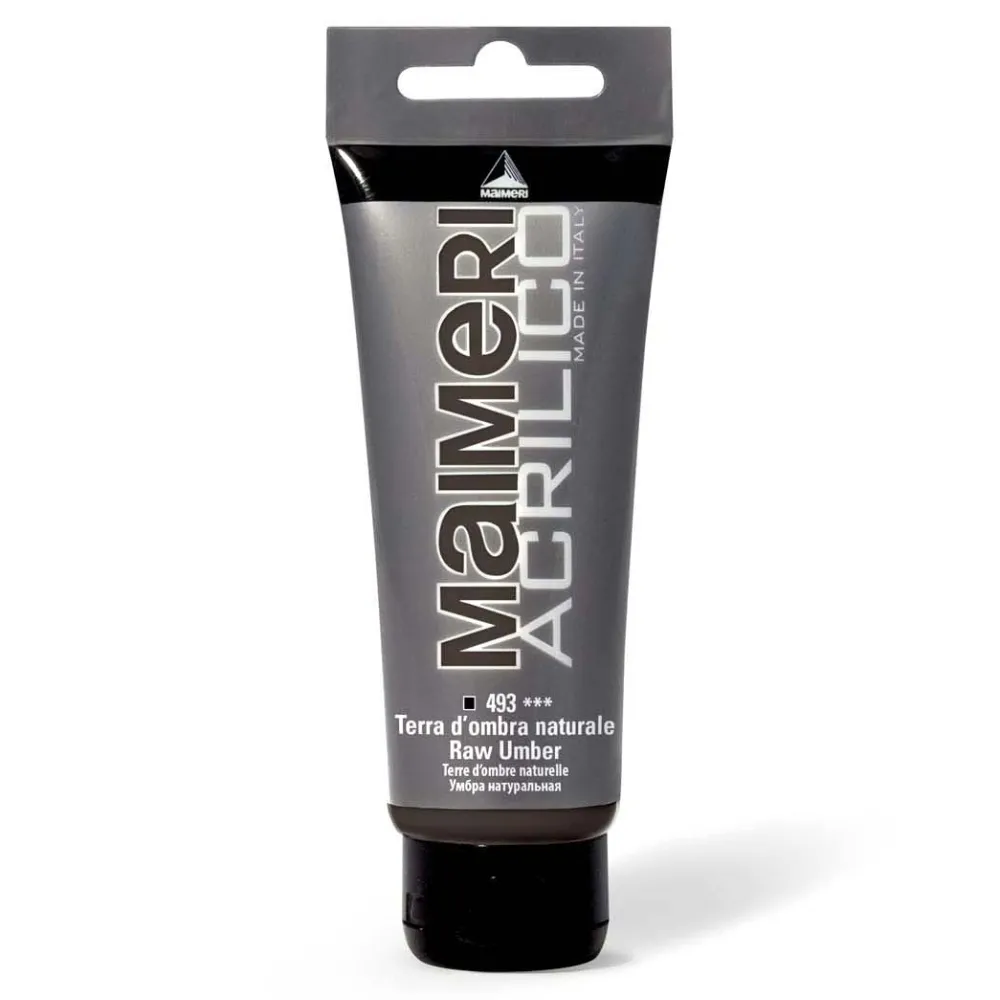 Maimeri Farba akrylowa Acrilico - - 493, Raw Umber, 200 ml
