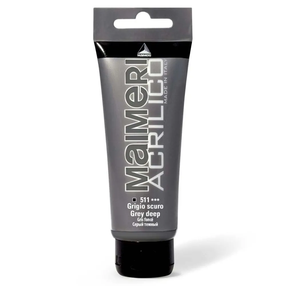 Maimeri Farba akrylowa Acrilico - - 511, Grey Deep, 200 ml