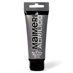 Maimeri Farba akrylowa Acrilico - - 540, Mars Black, 200 ml > Farby Akrylowe