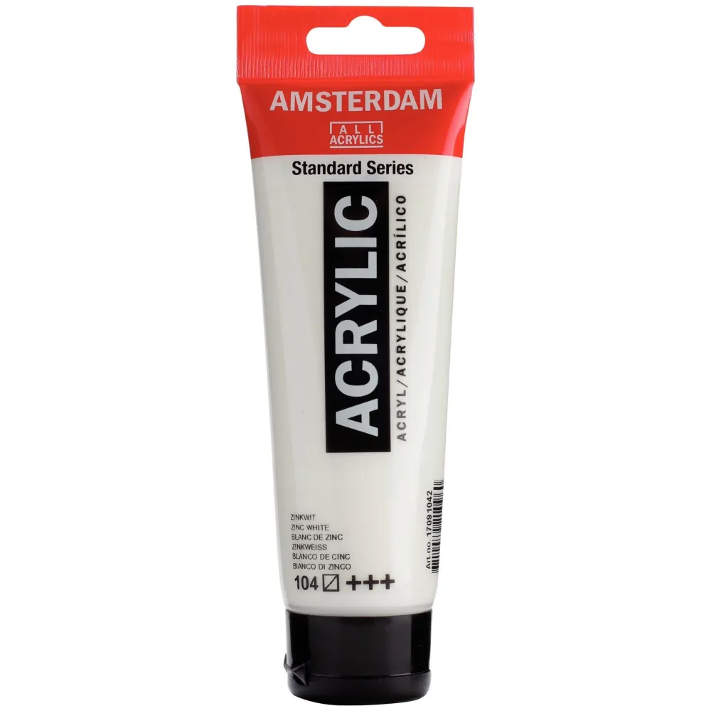 Amsterdam Farba akrylowa Acrylic - - Zinc White, 120 ml