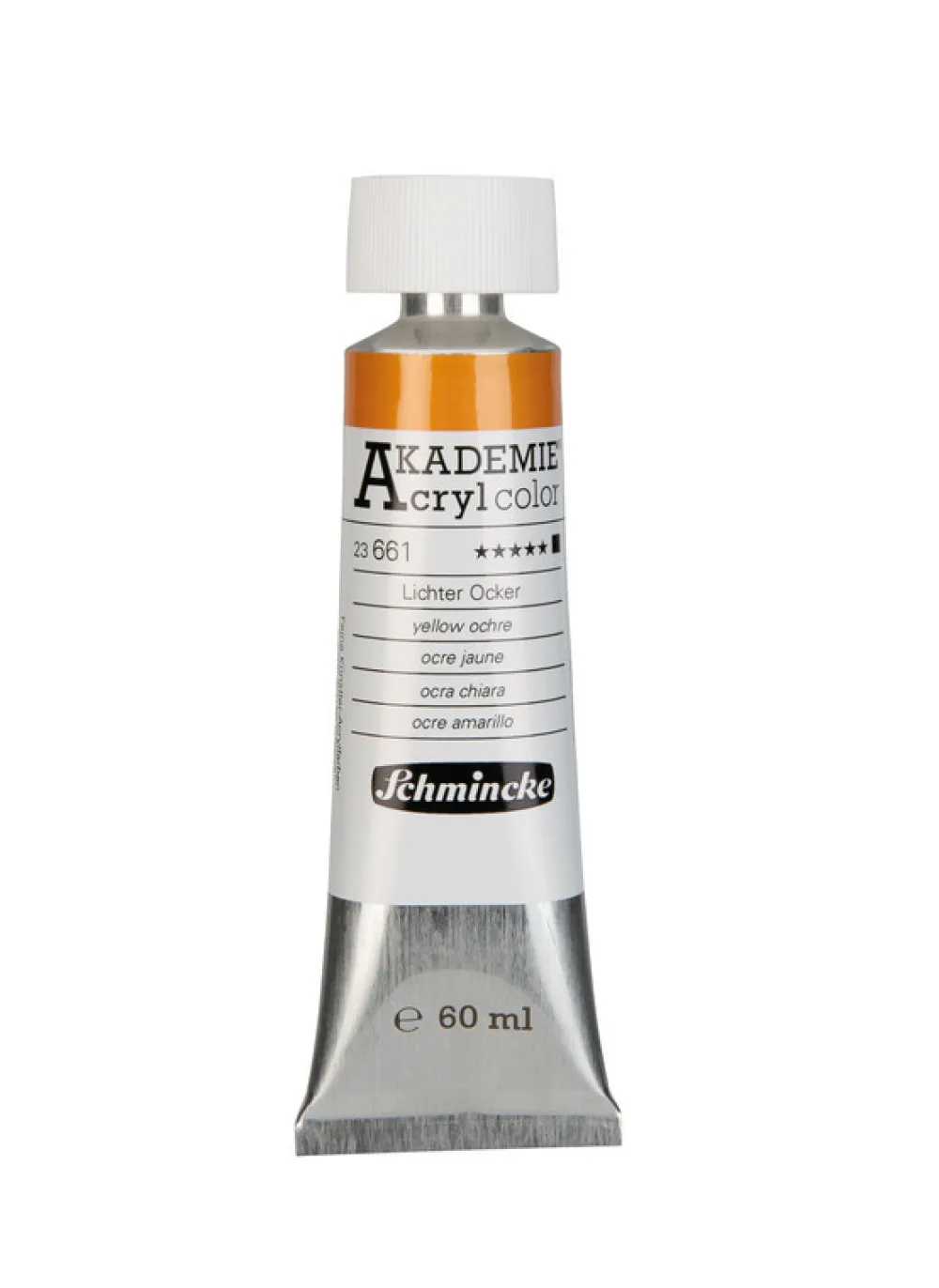 Schmincke Farba akrylowa Akademie - - 661, Yellow Ochre, 60 ml