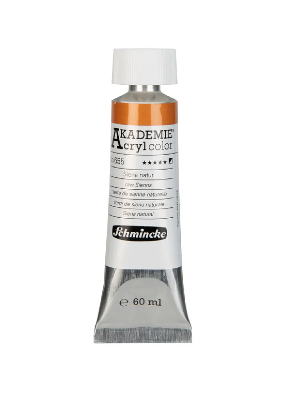 Schmincke Farba akrylowa Akademie - - 655, Raw Sienna, 60 ml