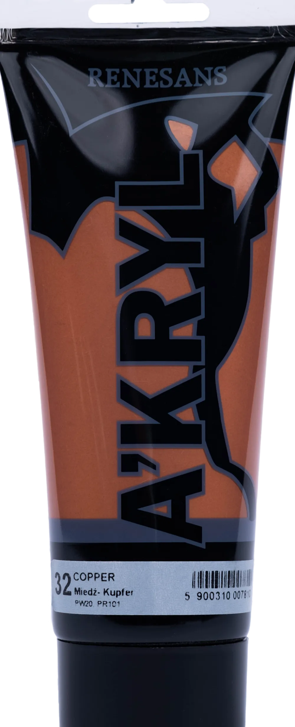 Renesans Farba akrylowa A'kryl metaliczna - - 31, deep gold, 200 ml > Farby Akrylowe