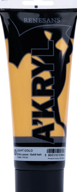 Renesans Farba akrylowa A'kryl metaliczna - - 29, platin, 200 ml > Farby Akrylowe