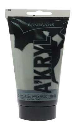 Renesans Farba akrylowa A'kryl - - 72, mineral grey deep, 100 ml