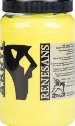 Renesans Farba akrylowa A'kryl - - 04, żółć cytrynowa, 500 ml
