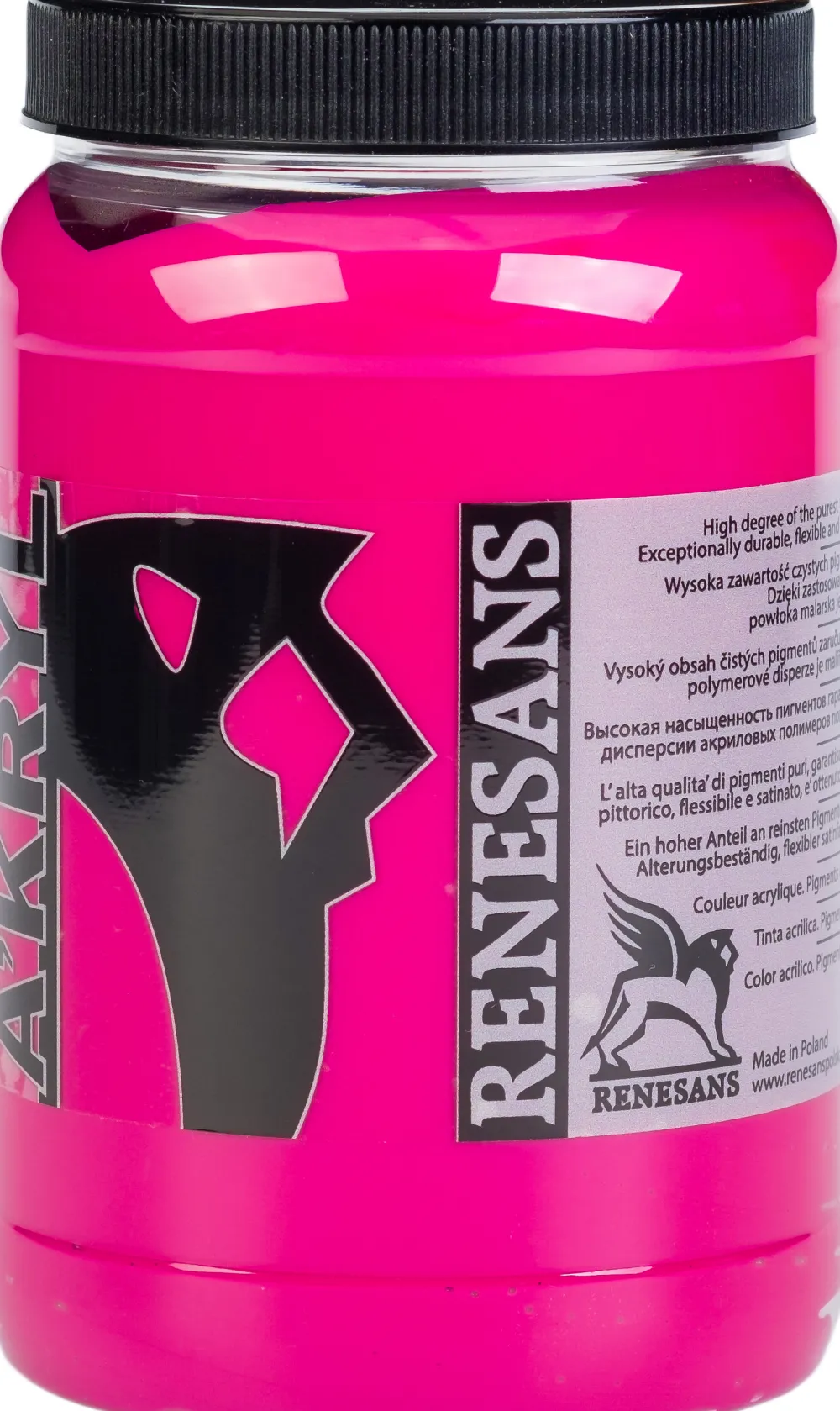 Renesans Farba akrylowa A'kryl - - 11, karmin, 500 ml > Farby Akrylowe