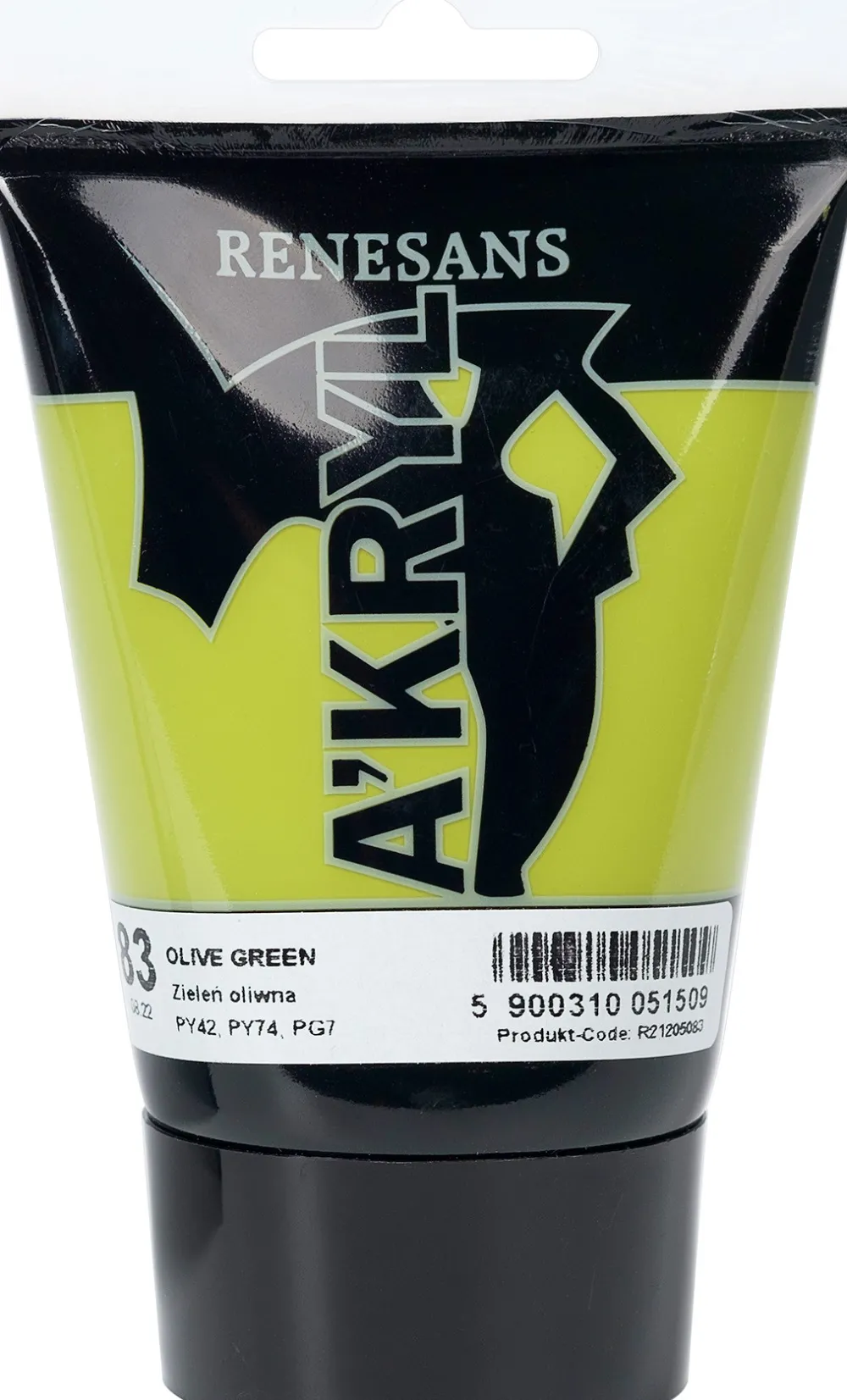 Renesans Farba akrylowa A'kryl - - 83, Olive Green, 100 ml > Farby Akrylowe