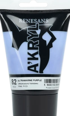 Renesans Farba akrylowa A'kryl - - 82, Ultramarine Purple, 100 ml > Farby Akrylowe