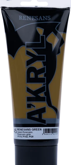Renesans Farba akrylowa A'kryl - - zieleń wenecka, 200 ml > Farby Akrylowe