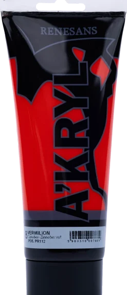 Renesans Farba akrylowa A'kryl - - 08, Vermilion, 200 ml