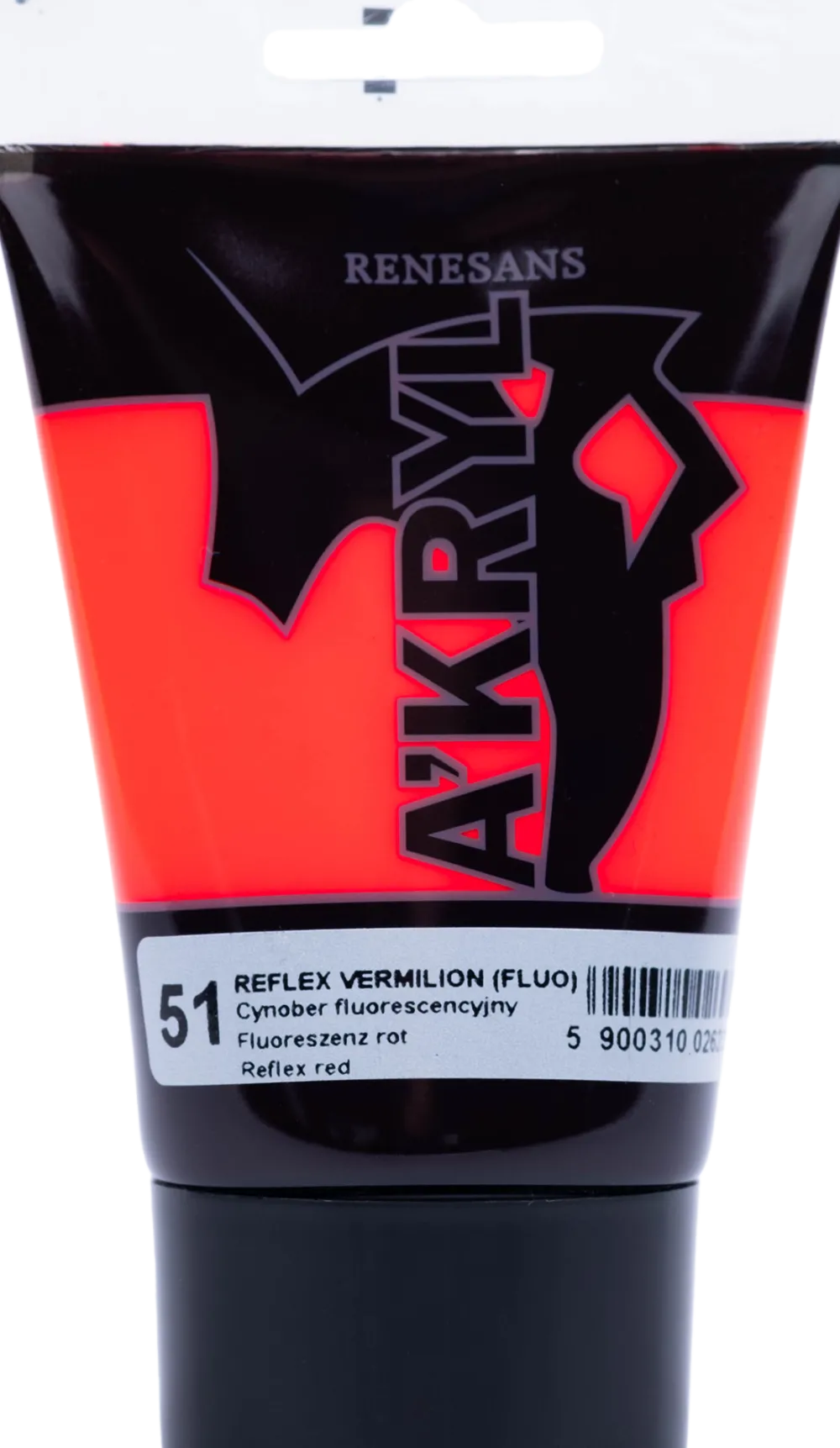 Renesans Farba akrylowa A'kryl - - pomarańcz fluorescencyjna, 100 ml > Farby Akrylowe