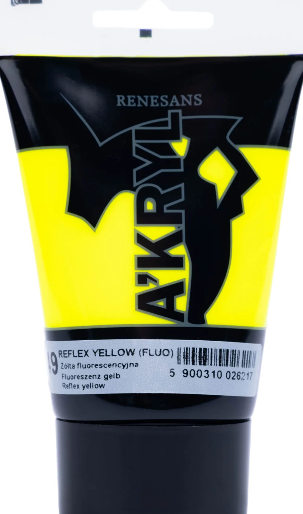 Renesans Farba akrylowa A'kryl - - żółć fluorescencyjna, 100 ml