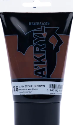 Renesans Farba akrylowa A'kryl - - ziemia brunatna, 100 ml > Farby Akrylowe