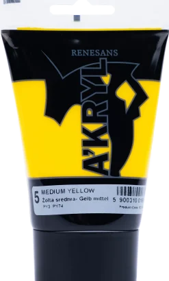 Renesans Farba akrylowa A'kryl - - żółć cytrynowa, 100 ml > Farby Akrylowe
