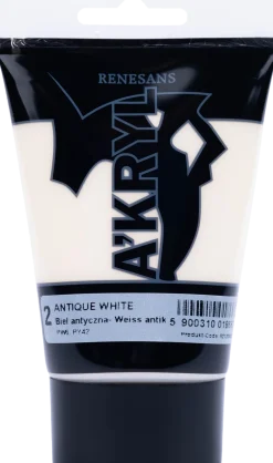 Renesans Farba akrylowa A'kryl - - biel antyczna, 100 ml > Farby Akrylowe