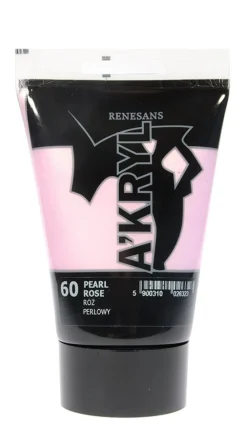 Renesans Farba akrylowa A'kryl - - złoty srebrzysty, 100 ml > Farby Akrylowe