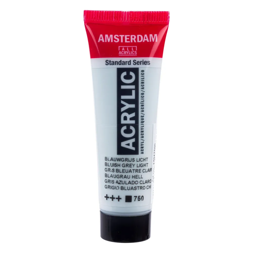 Amsterdam Farba akrylowa - - 750, Bluish Grey Light, 20 ml > Farby Akrylowe