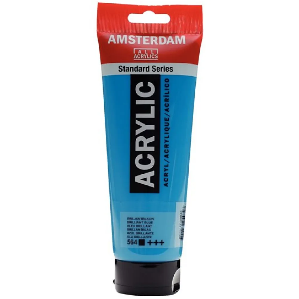 Amsterdam Farba akrylowa - - 564, Brilliant Blue, 250 ml