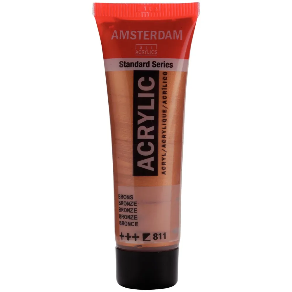 Amsterdam Farba akrylowa - - Bronze, 20 ml > Farby Akrylowe