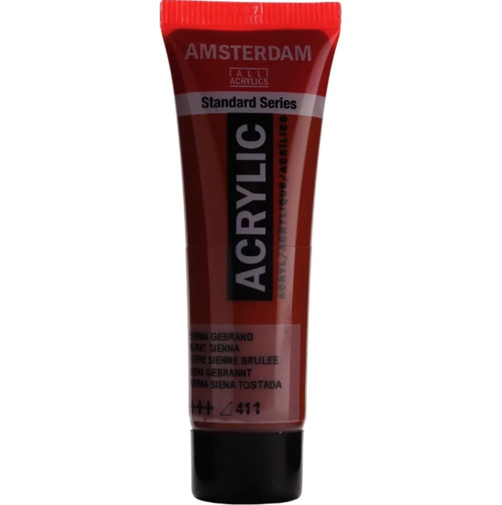 Amsterdam Farba akrylowa - - Burnt Sienna, 20 ml
