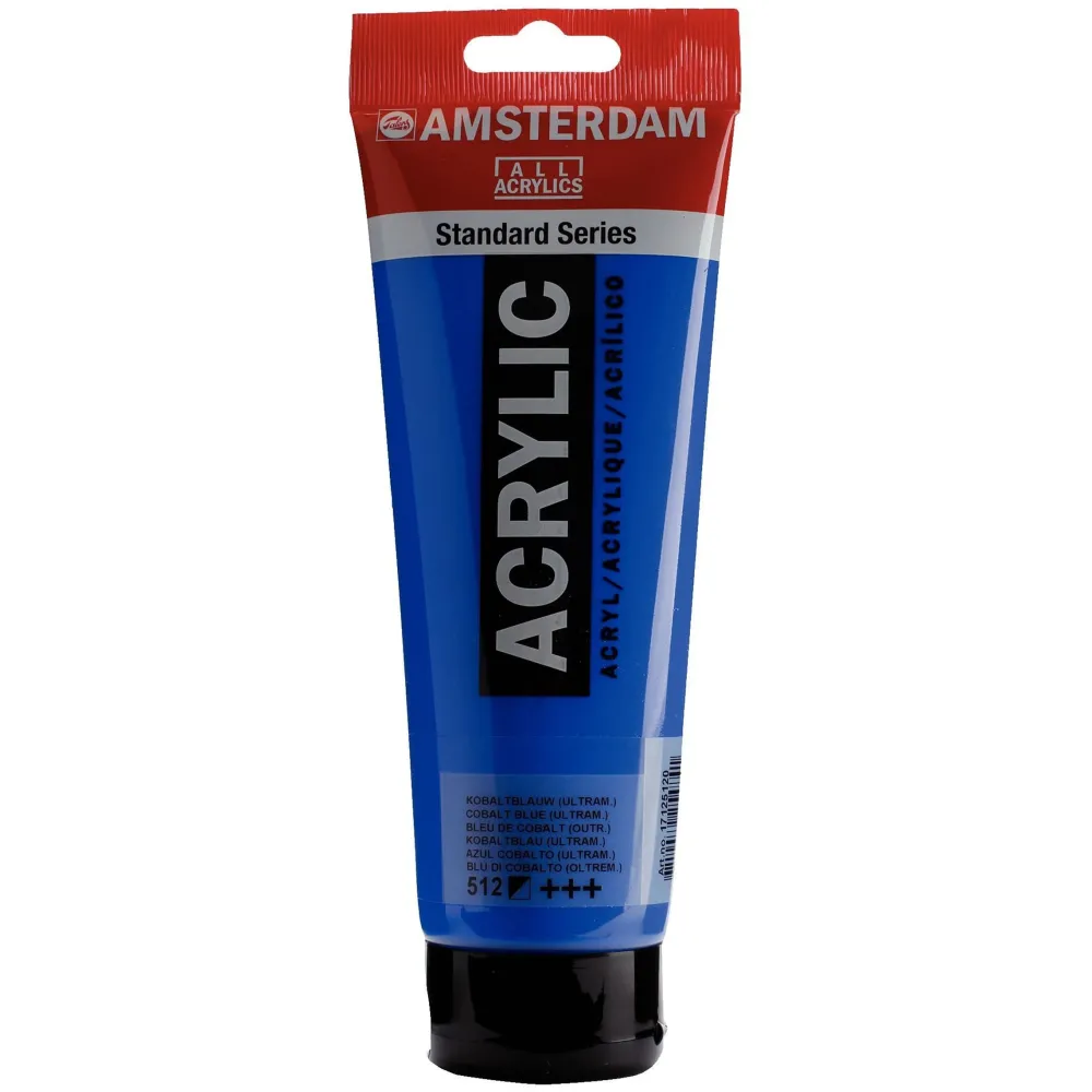 Amsterdam Farba akrylowa - - 512, Cobalt Blue (Ultramarine), 250 ml > Farby Akrylowe