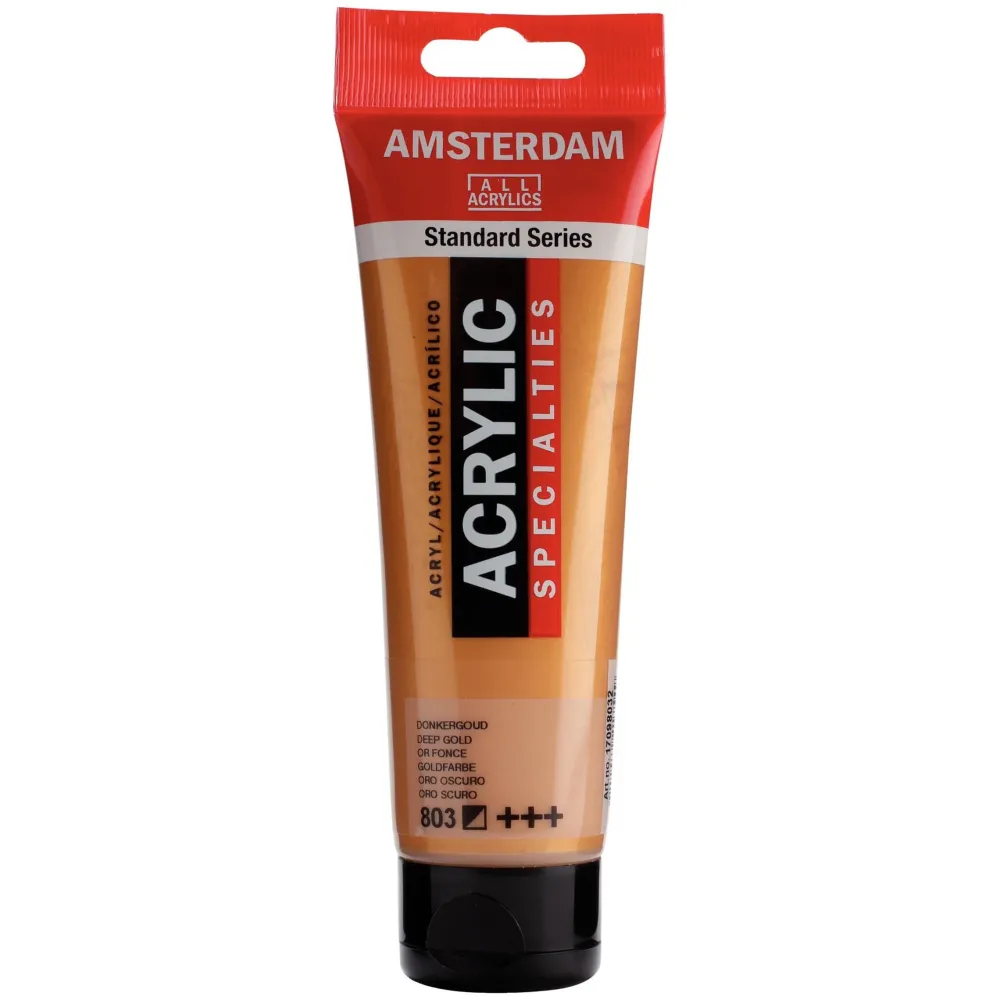Amsterdam Farba akrylowa - - Deep Gold, 120 ml > Farby Akrylowe
