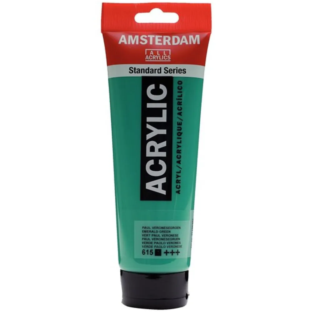 Amsterdam Farba akrylowa - - 615, Emerald Green, 250 ml > Farby Akrylowe