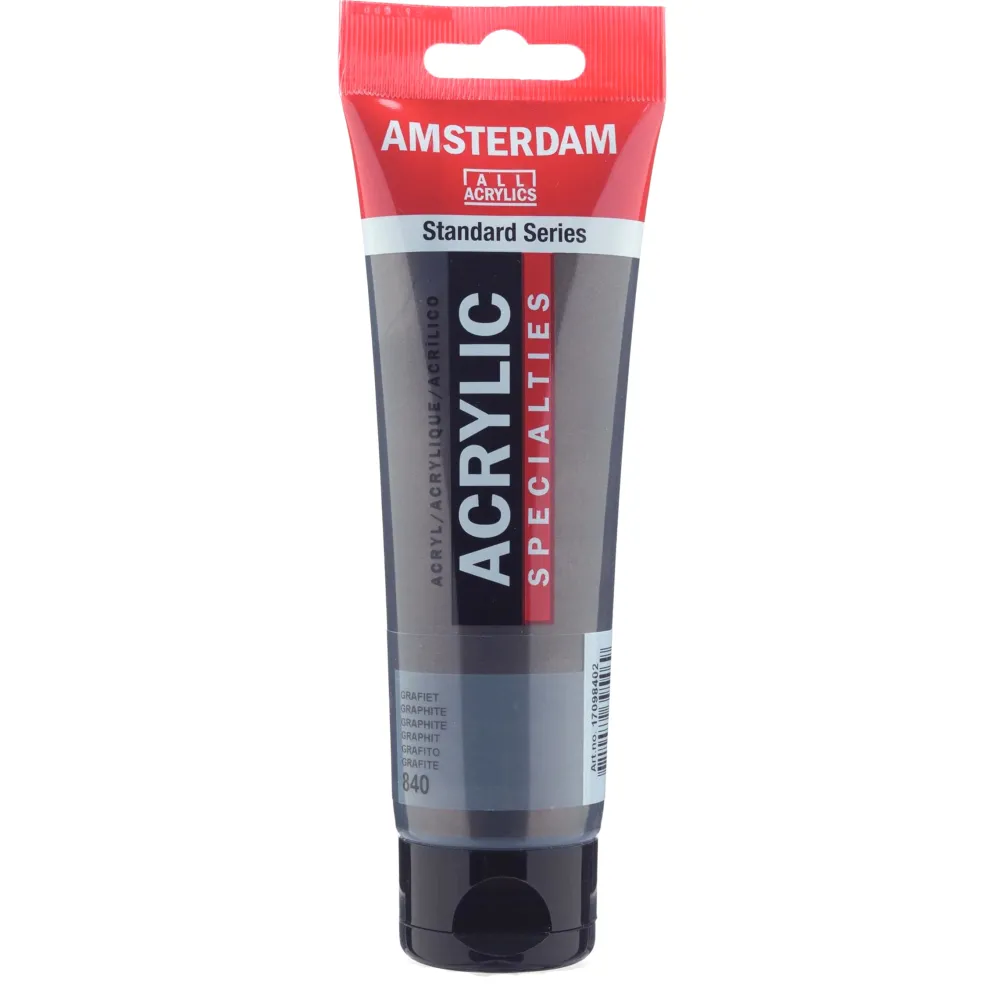 Amsterdam Farba akrylowa - - Graphite, 120 ml