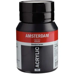 Amsterdam Farba akrylowa - - 702, Lamp Black, 500 ml