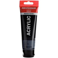 Amsterdam Farba akrylowa - - Lamp Black, 120 ml > Farby Akrylowe